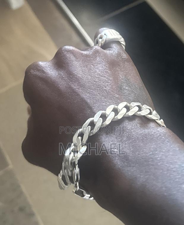 Silver Chain 59gms Bracelet 35gms Ring 27gms - thumbnail 3