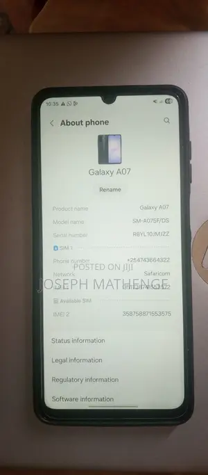 Samsung Galaxy A07 128 GB Black