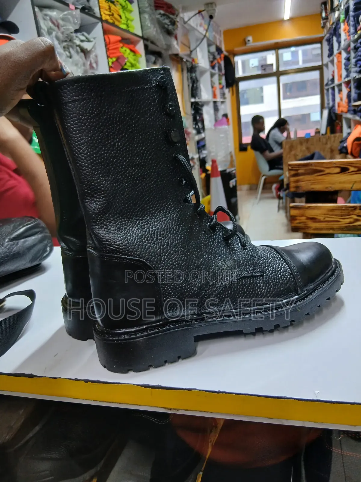 Waterproof Attribute Security Guard Boot