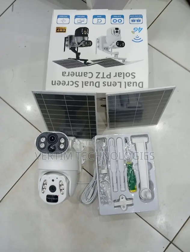 6mp Ubox Dual Lens Solar Camera 4g With Simcard