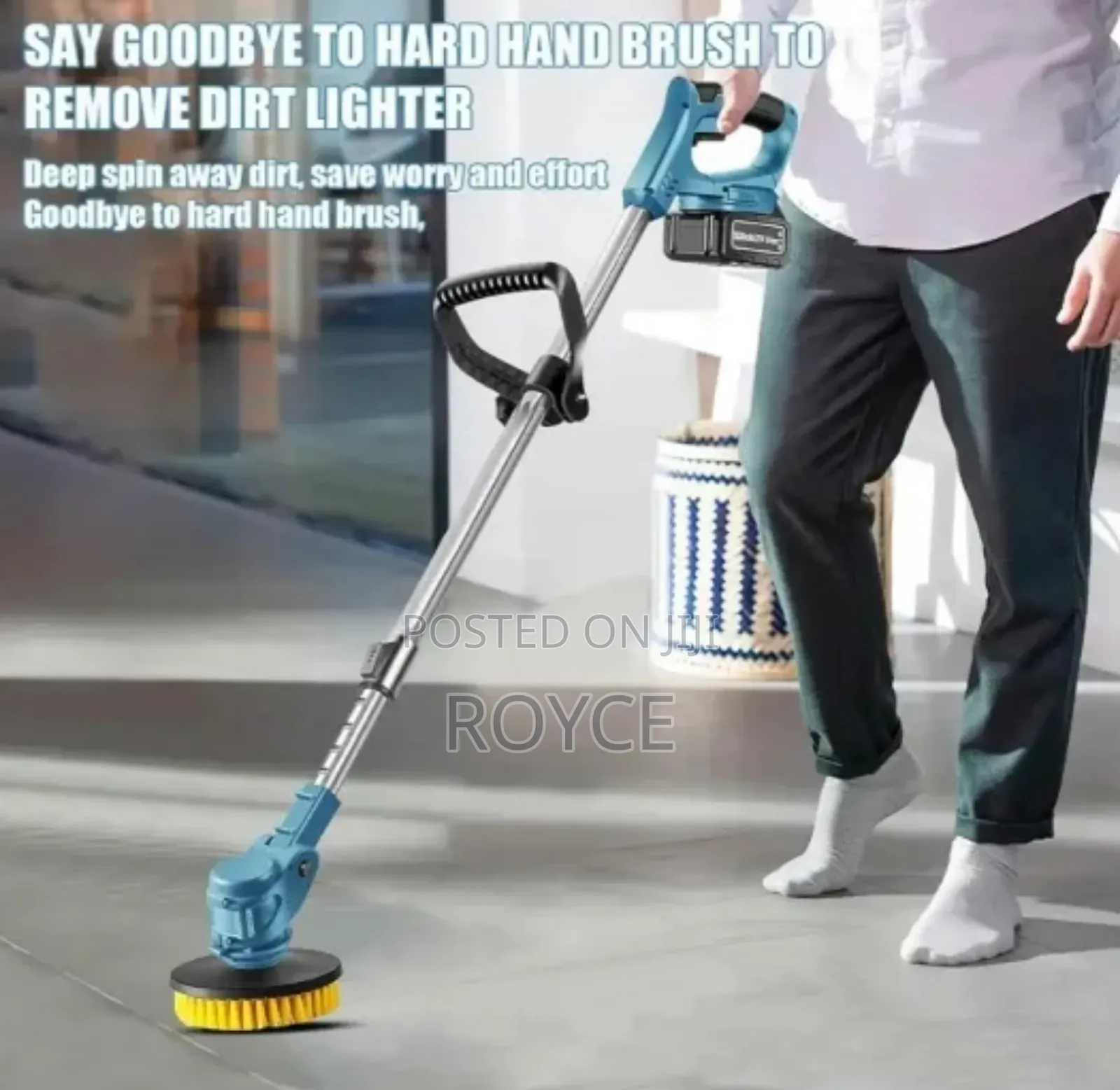 3 In 1 Powerful Electric Spin Scrubber
