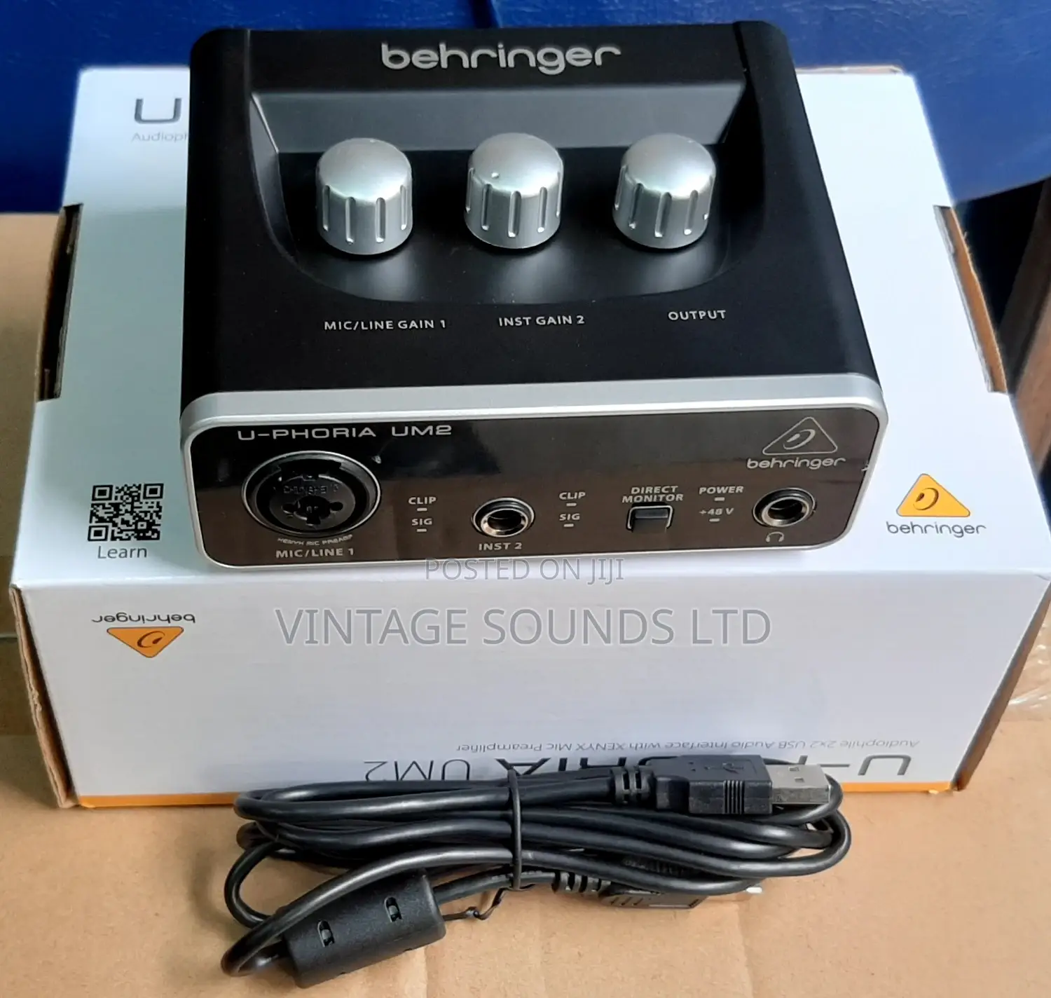Studio Soundcard Behringer One Channel Um2 Model