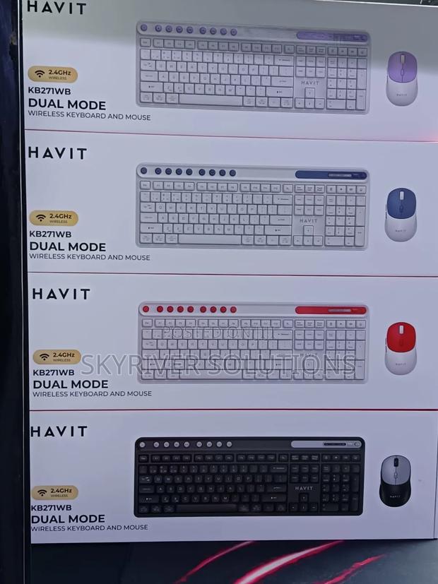 Dual Mode Wireless Keyboard and Mouse - main view