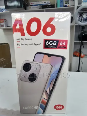 New Itel A06 64 GB Gold