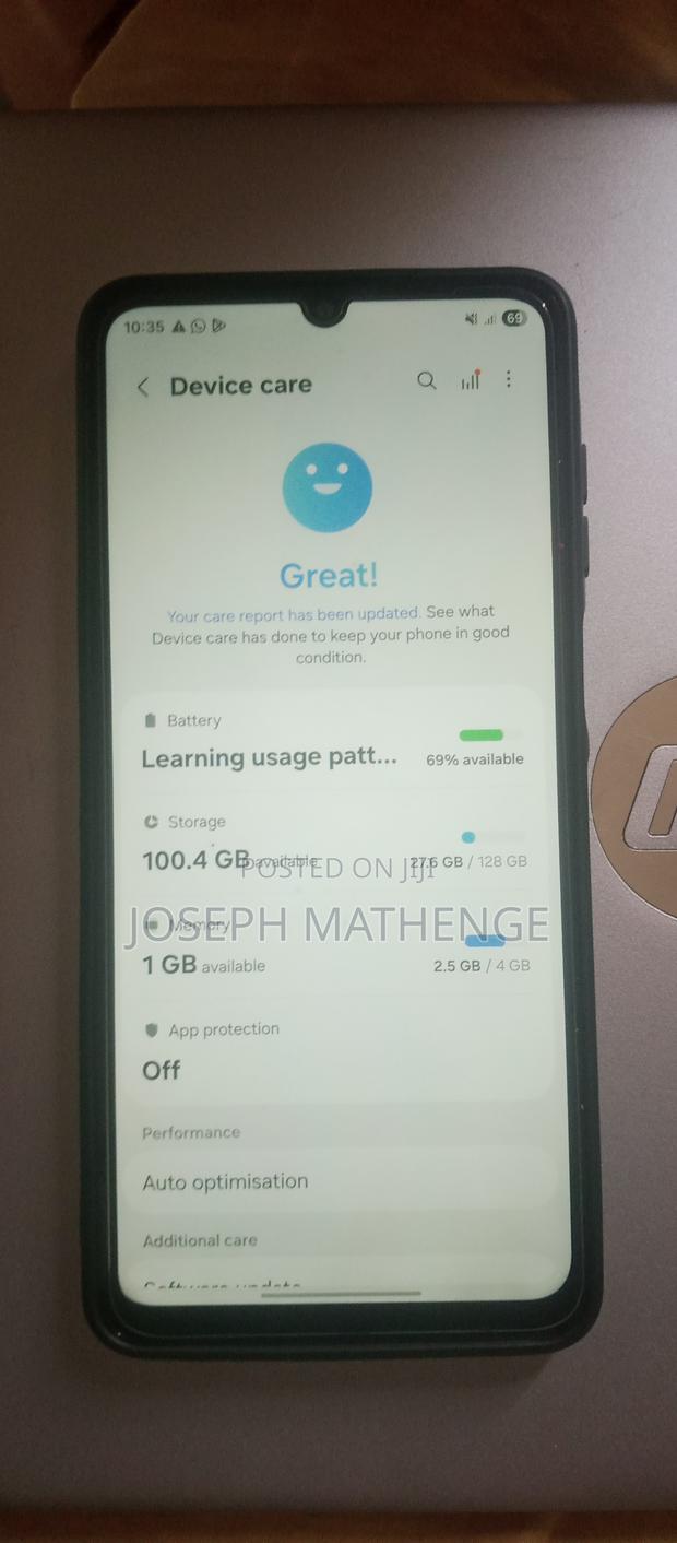 Samsung Galaxy A07 128 GB Black - thumbnail 2