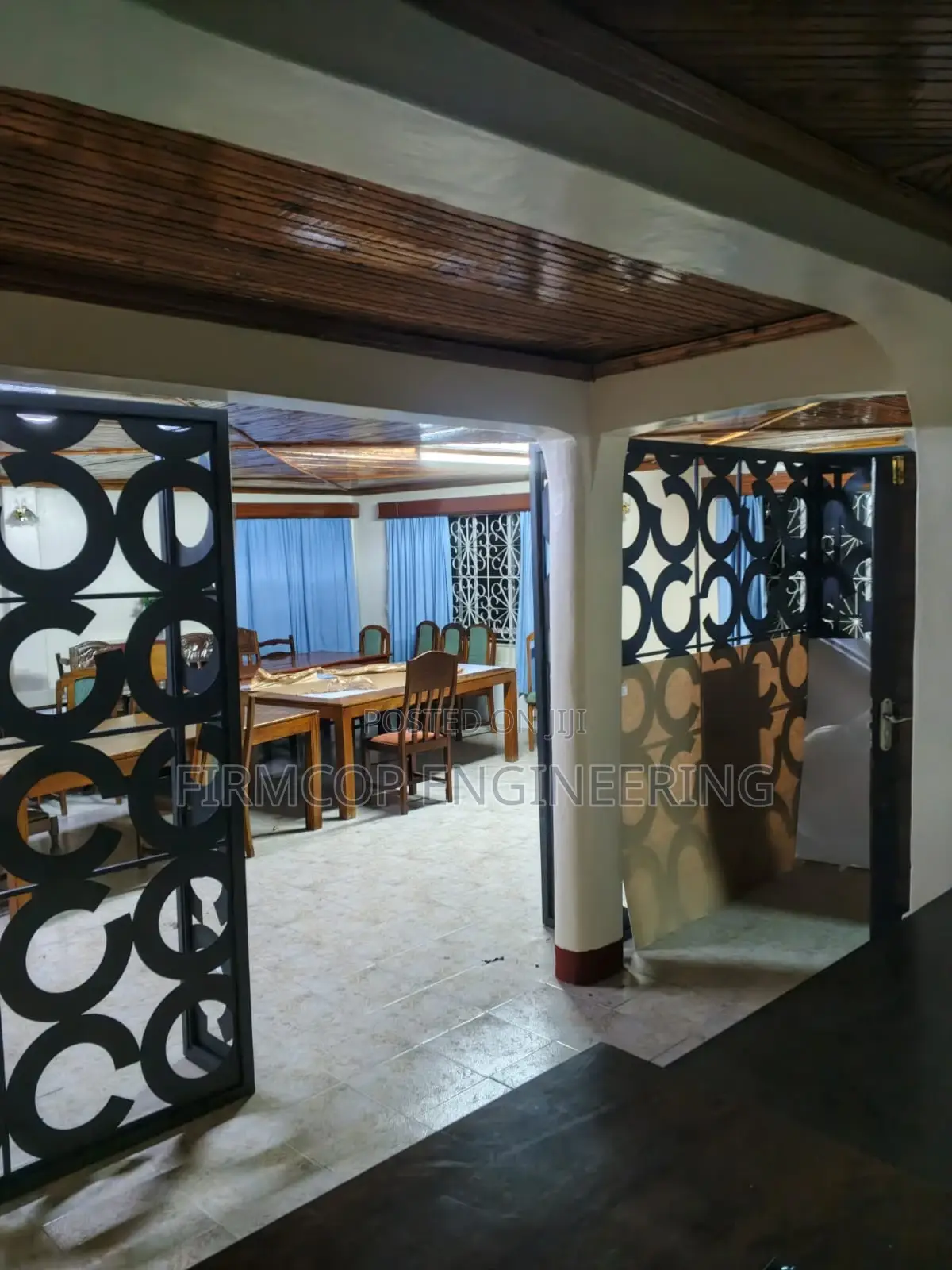 Completed CNC Room Dividers Installation
