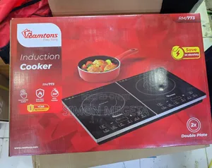 Double Ramtons Induction Cooker With Free Pan