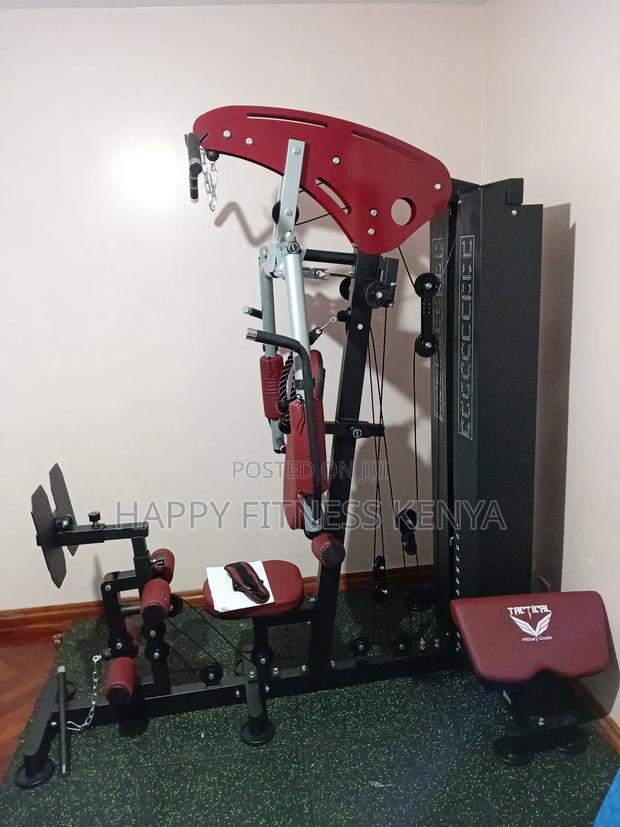 Tactical 2 Station Deluxe Home Multi Gym With Leg Press - thumbnail 3