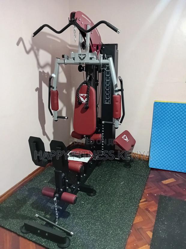 Tactical 2 Station Deluxe Home Multi Gym With Leg Press - thumbnail 4