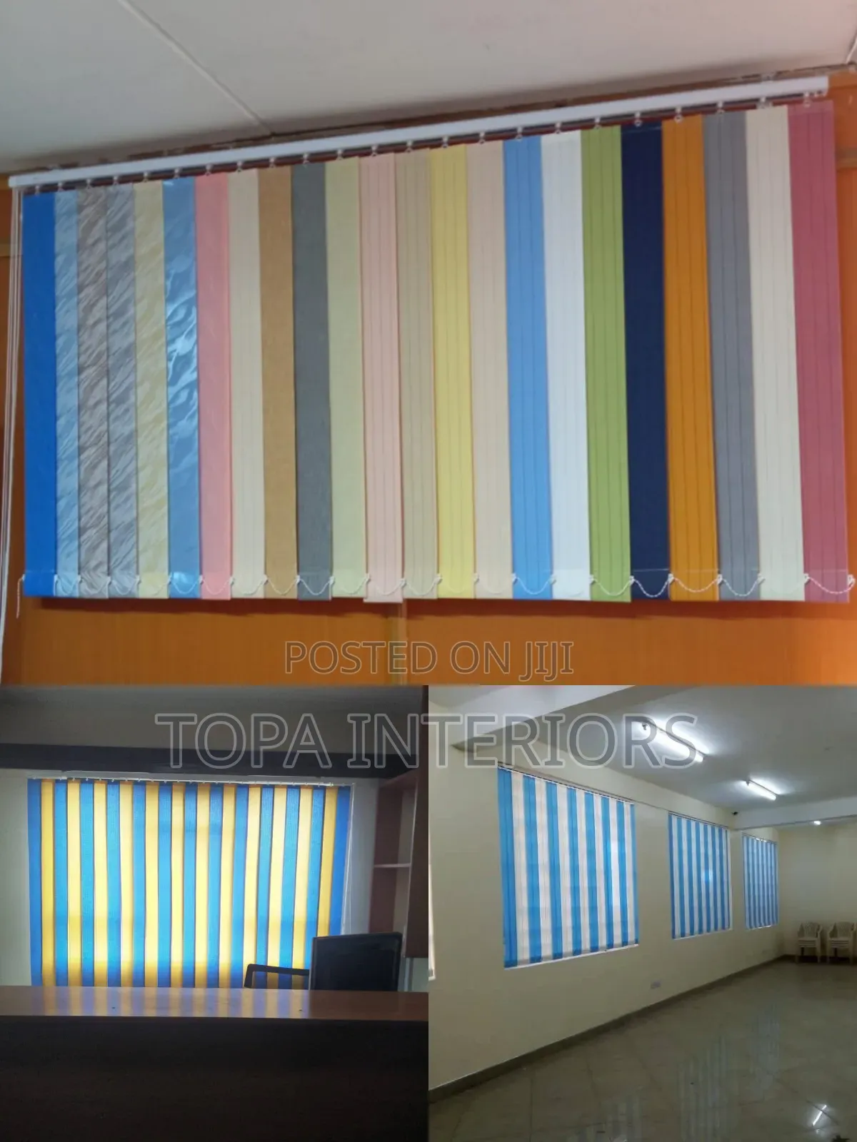 Office Vertical Window Blinds for Privacy Control