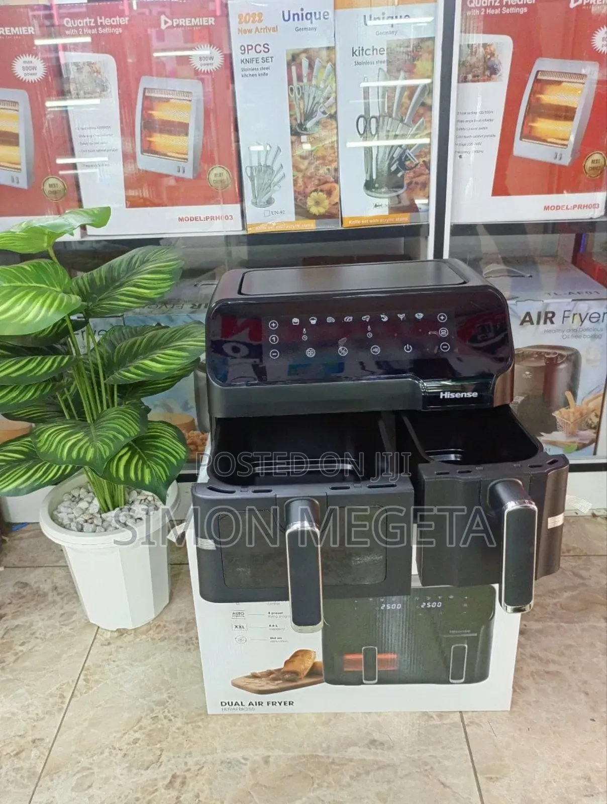 6.3 Litres Hisense Single Basket Air Fryers