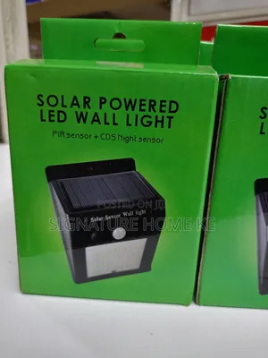 Solar Powered Led Wall Light + Motion Sensor