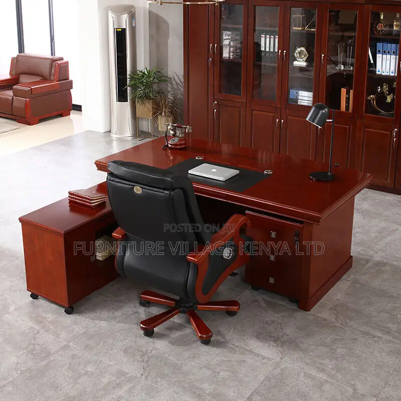 Office Tables; 1.6m Executive L-shaped Office Desk