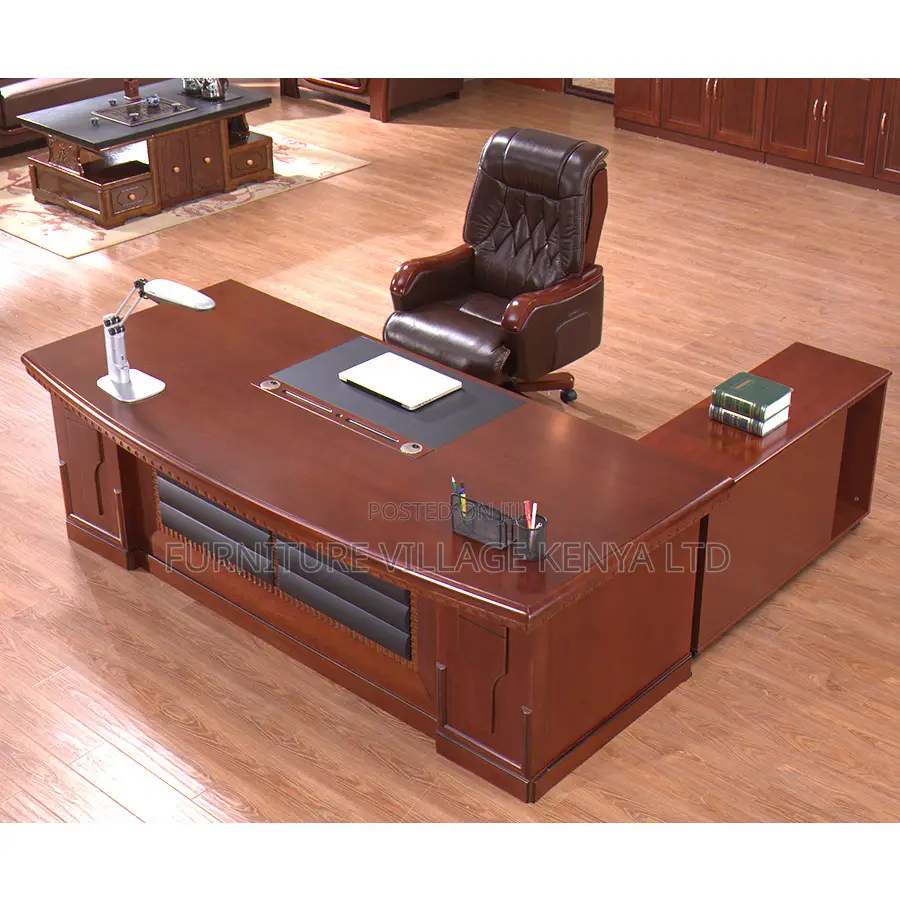 Office Tables; 1.6m Executive L-shaped Office Desk