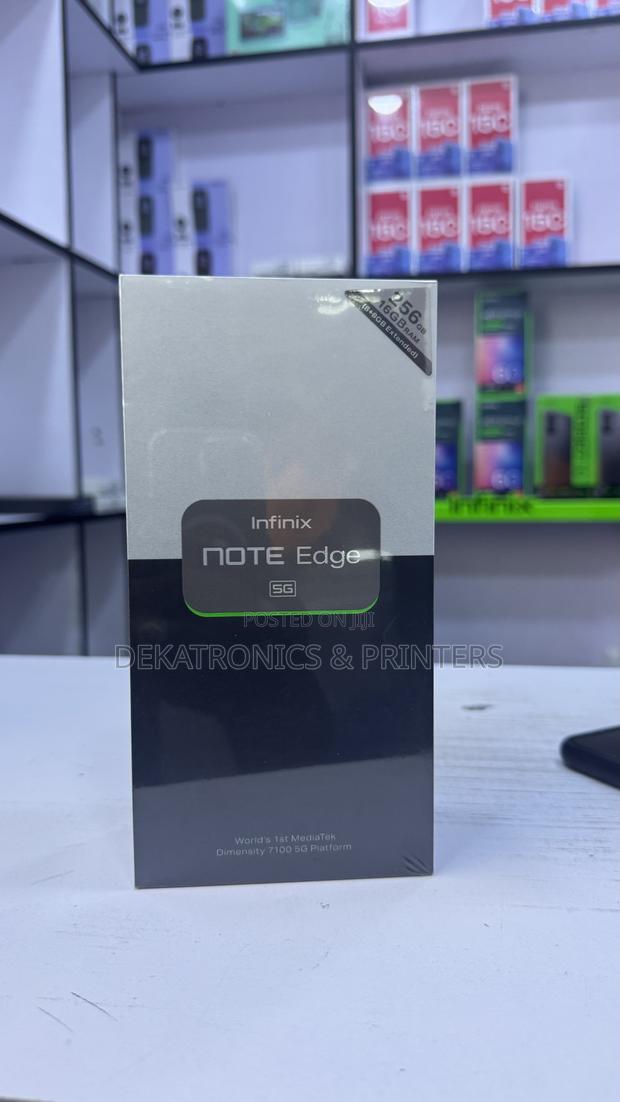 New Infinix Note Edge 256 GB Black - main view