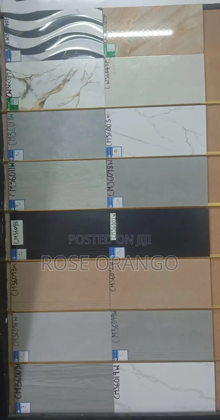 Wall Tiles 300by600cm