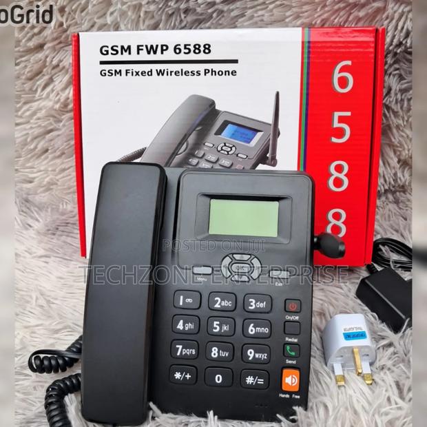 GSM Deskphone 6588 Dual Simcard With Memory