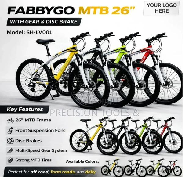 Fabbygo 26” MTB Mountain Bike 
Model: Sh-Lv001