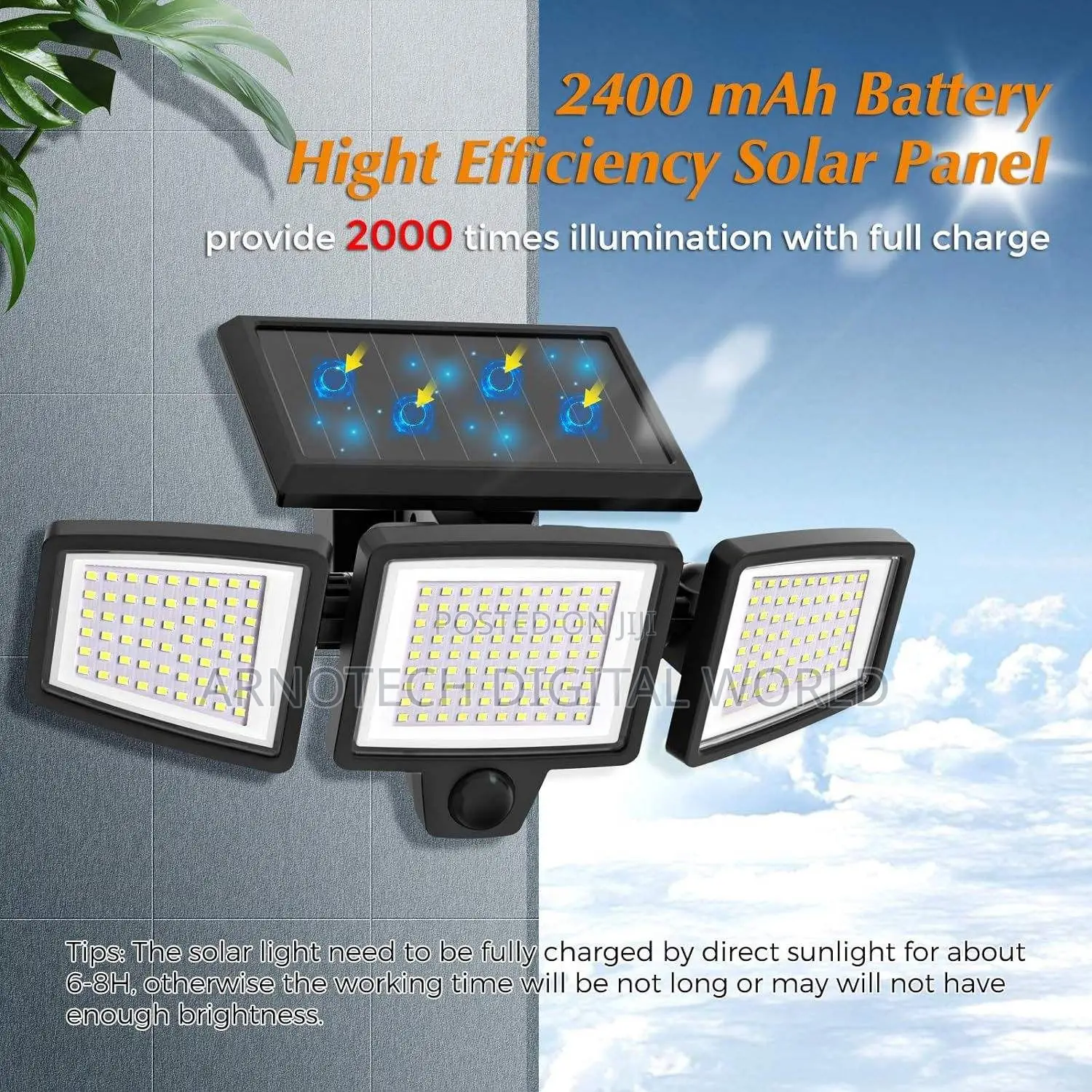 Waterproof Split Outdoor Aluminum Abs Solar Street Light