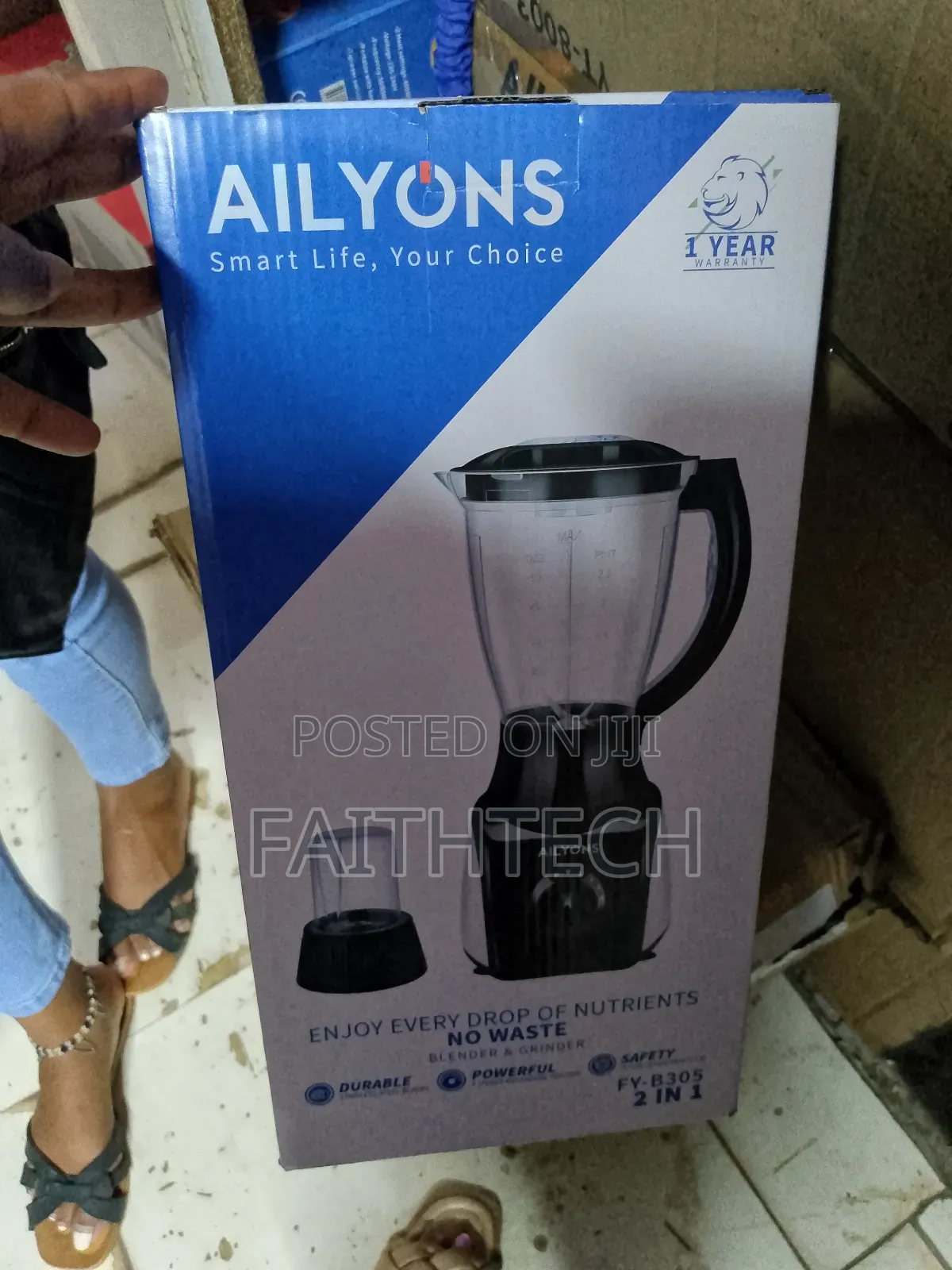 Ailyons 2 in 1 Heavy Blender
