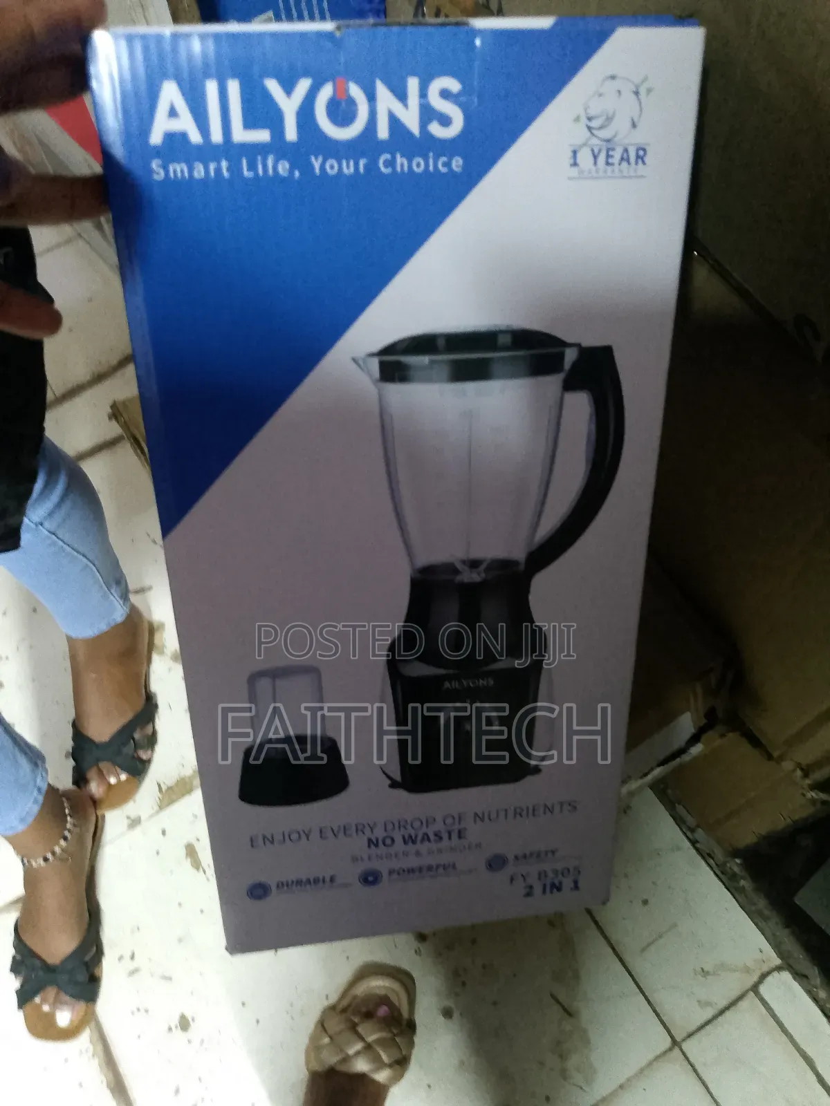Ailyons 2 in 1 Heavy Blender