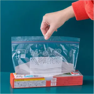 Reusable Label Ziplock Food Storage Bags –Id