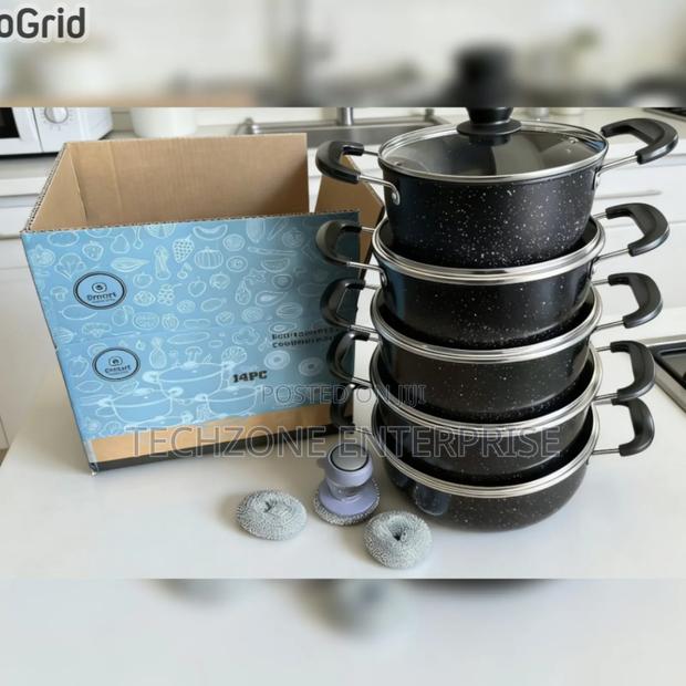 High Quality 14 Pieces Non Stick Cookware Set 