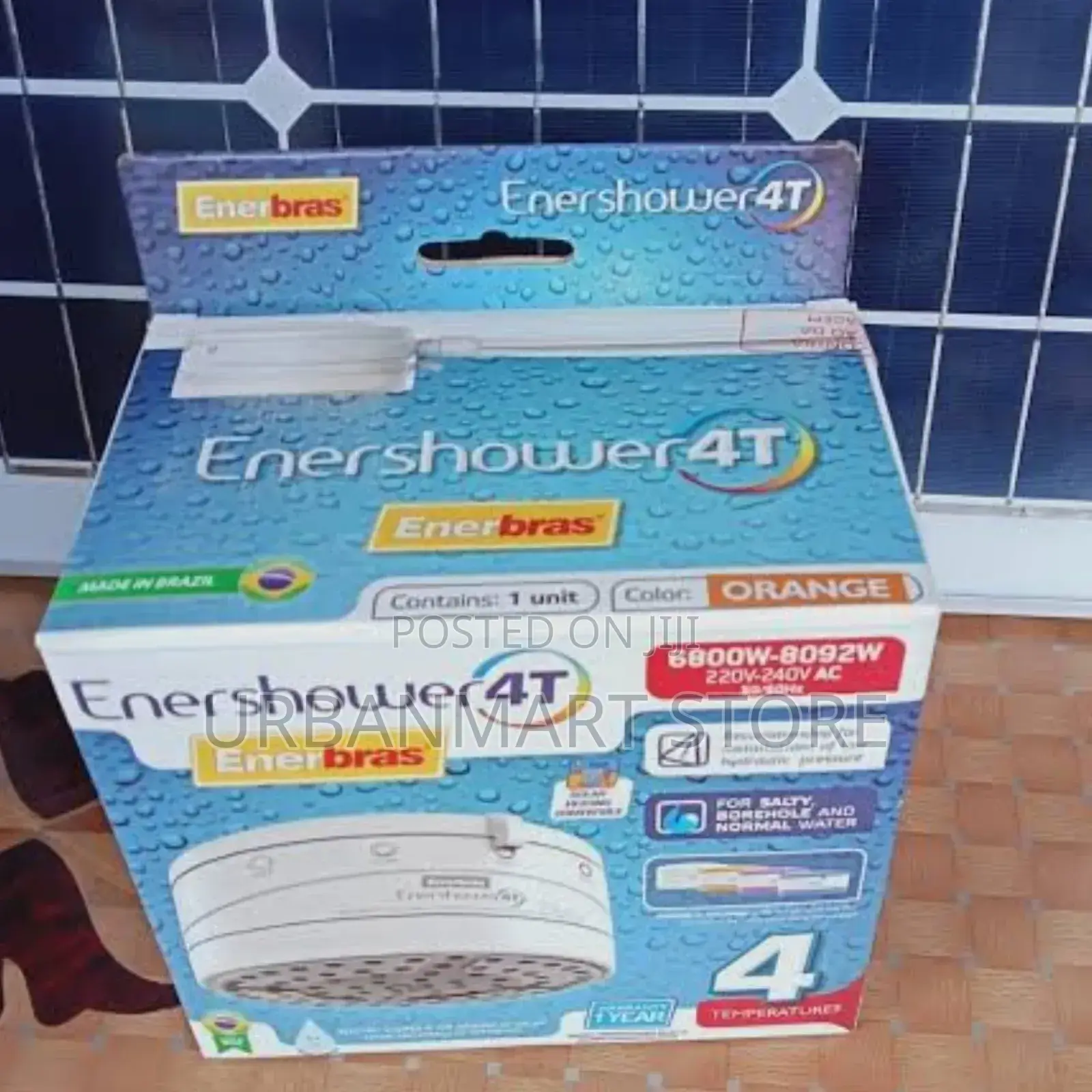 Enershower 4t Instant Shower for Borehole Low Pressure