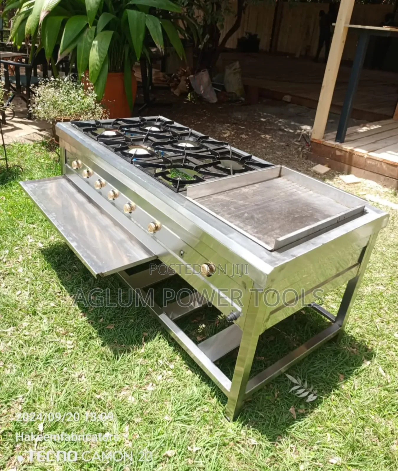 Juakali 6 Burner With a Grill High Pressure