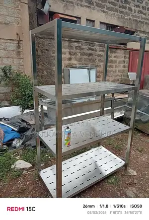 4 Tier Stainless Steel Kitchen Rack