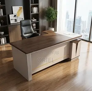 Office Desk : 1.6m L-Shaped Workstation Executive Desk