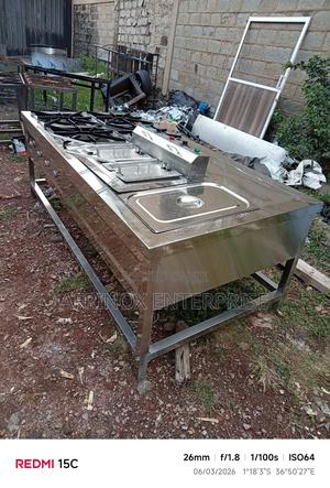 Stainless Steel 4 Burner Combined Cooker - thumbnail 2