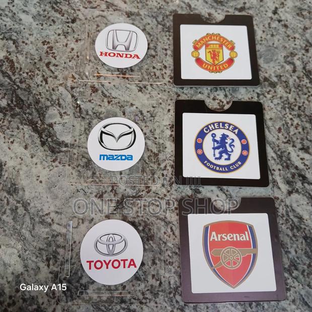 Branded Clear/ Black Insurance Pockets(Car Model or Football Club Logo