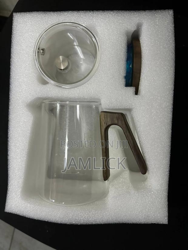 Glass Tea Infuser Teapot Set - Hm - thumbnail 2