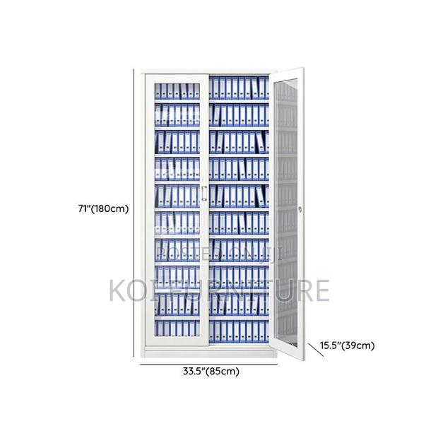 Office Cabinet; Steel Storage Cabinet With Adjustable Shelving - thumbnail 3