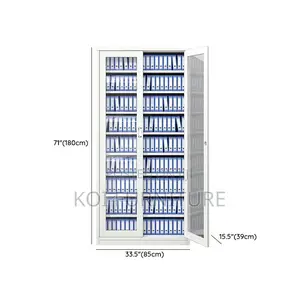 Office Cabinet; Steel Storage Cabinet With Adjustable Shelving