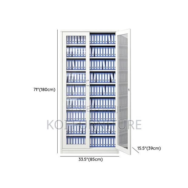 Office Cabinet; Steel Storage Cabinet With Adjustable Shelving - thumbnail 4
