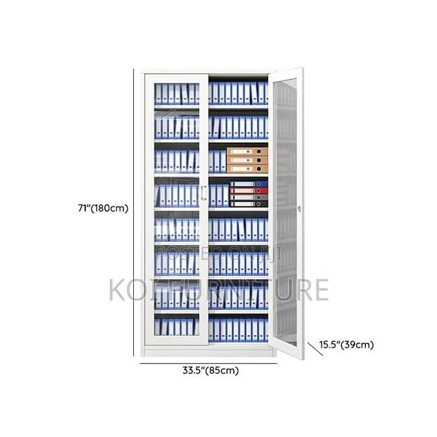 Office Cabinet; Steel Storage Cabinet With Adjustable Shelving - thumbnail 5
