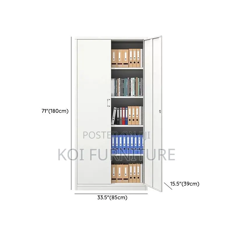 Office Cabinet; Steel Storage Cabinet With Adjustable Shelving