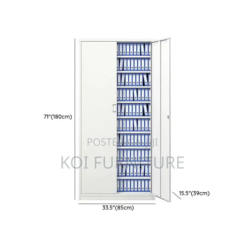 Office Cabinet; Steel Storage Cabinet With Adjustable Shelving