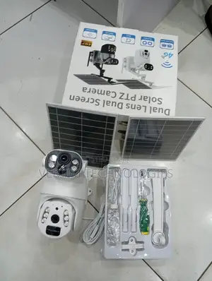 Ubox 6mp Dual Lens Human Tracking Battery Zoom PTZ Solar Powered 4g