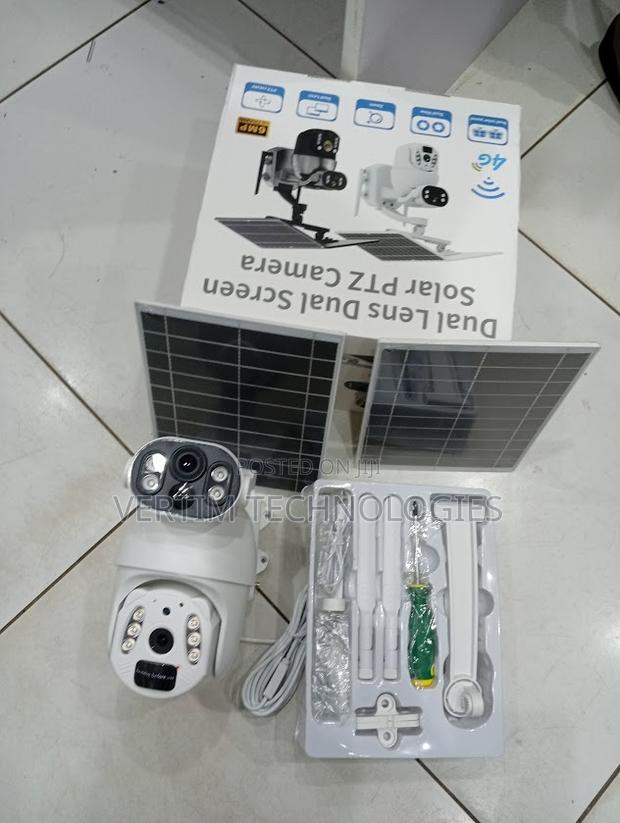 Ubox 6mp Dual Lens Human Tracking Battery Zoom PTZ Solar Powered 4g