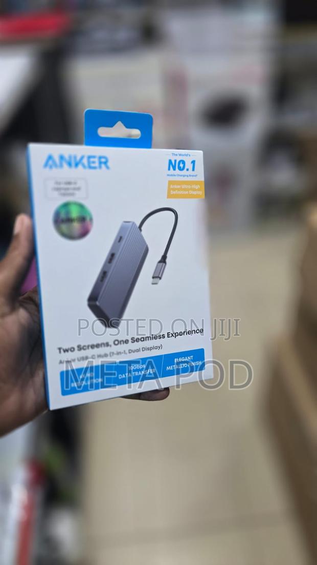 Anker Usb-C (7-in-1, Dual Display) Adapter