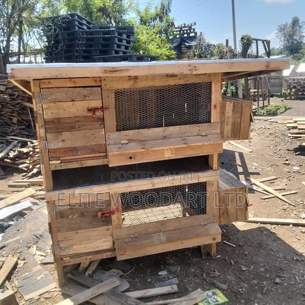 Double Layer Chicken Coop/Self-Cleaning - main view