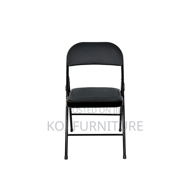Office Chair; Foldable Metallic Task Chair - thumbnail 6