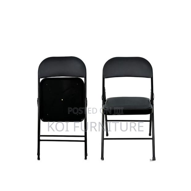 Office Chair; Foldable Metallic Task Chair - thumbnail 7