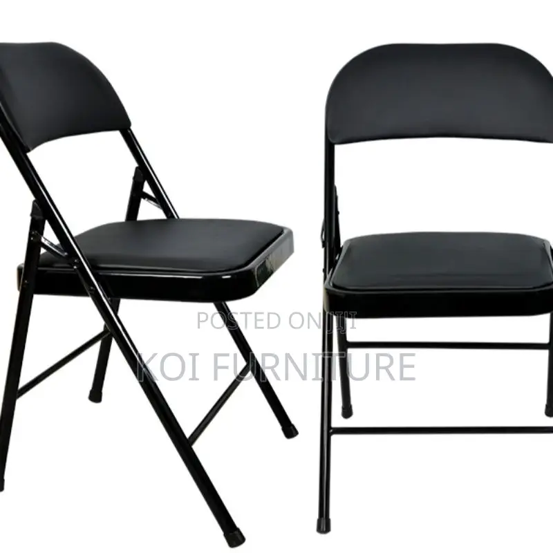 Office Chair; Foldable Metallic Task Chair