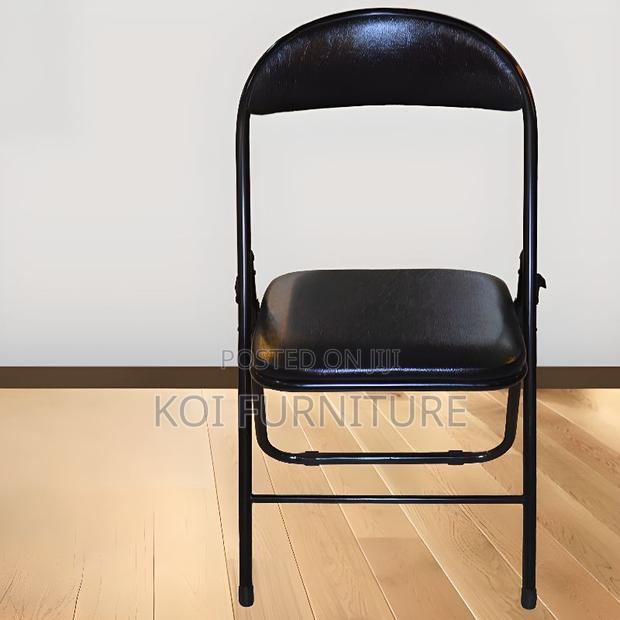 Office Chair; Foldable Metallic Task Chair - thumbnail 10