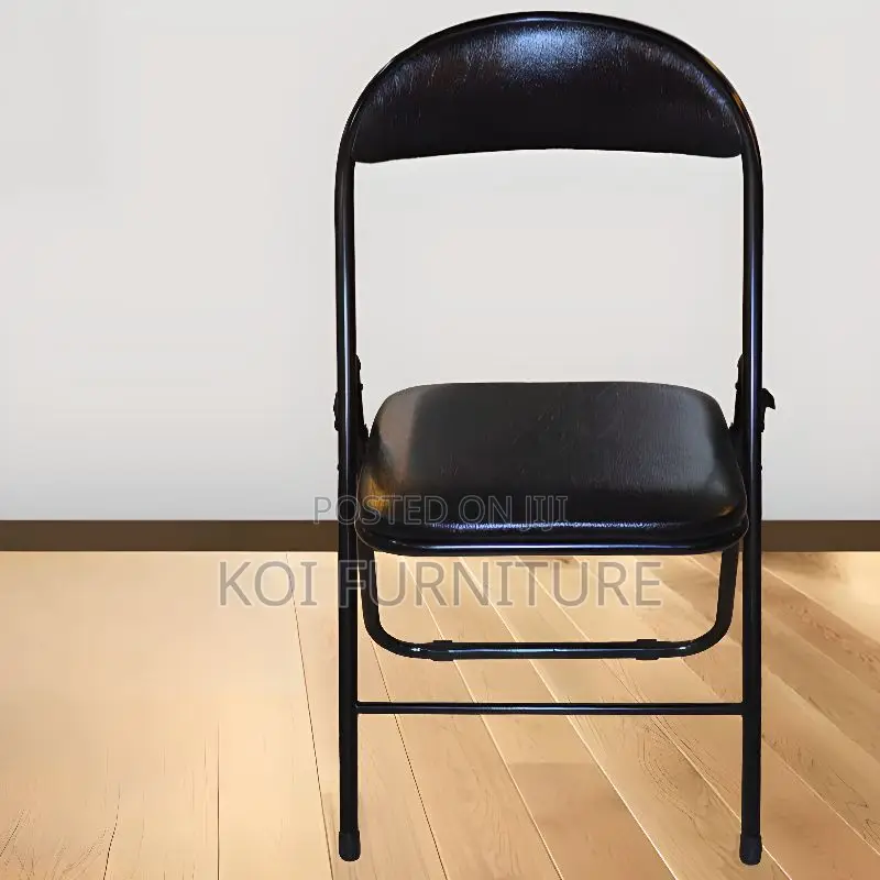 Office Chair; Foldable Metallic Task Chair