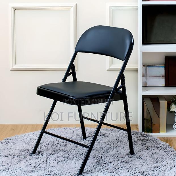 Office Chair; Foldable Metallic Task Chair - thumbnail 11